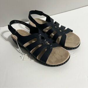 Croft & Barrow Slingback Blue Sandals